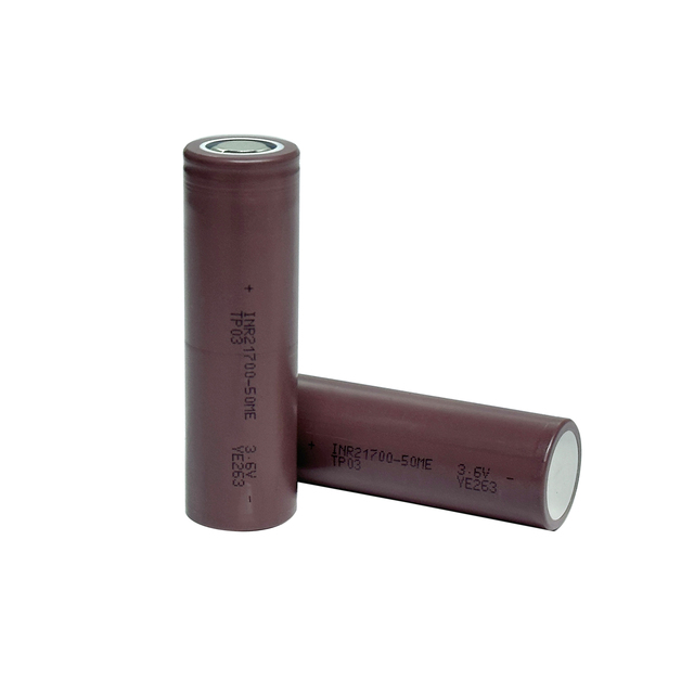High Energy Density 21700 50ME Rechargeable Lithium Ion Battery Cells 21700 5000mAh 3.7V 3.6V Battery for EV Drones