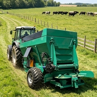 Alat Penebar Pasir dan Serbuk Gergaji untuk Kandang Ternak Berat, Ditarik Traktor, untuk Perawatan Padang Peternakan Sapi