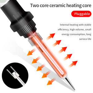 Juego de soldador Xufengwang Digital Display 80W con 5 <span class=keywords><strong>pinzas</strong></span> de cabezales de soldadura diferentes para quitar la tira de soldadura del <span class=keywords><strong>estaño</strong></span> - Product Image 6