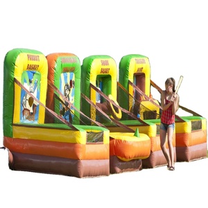 Mới Funny Đầy Thử Thách Inflatable Lễ Hội 4 trong 1 Giữa Chừng Trò Chơi Cướp Biển Cho Thuê - Product Image 1