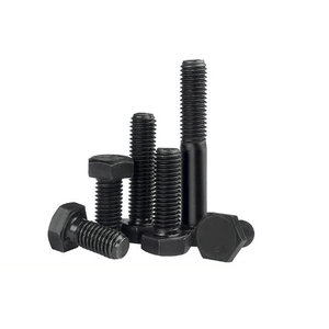 Vis hexagonale noire DIN931 <span class=keywords><strong>DIN933</strong></span> GB5782 GB5783 Vis à tête hexagonale ISO4014 <span class=keywords><strong>ISO4017</strong></span> - Product Image 1