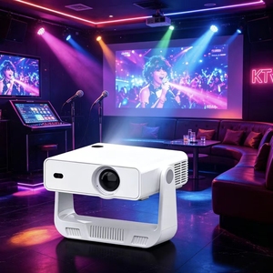 โปรเจคเตอร์อัจฉริยะ C880 LCD 1080p รุ่นขายดี 300 ลูเมน หน้าจอ 2.1 ขนาด 30-150 นิ้ว พกพาสะดวก ปรับภาพสี่เหลี่ยมคางหมูอัตโนมัติ 1+8G - Product Image 2