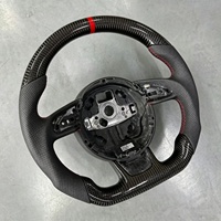 Volant de direction en fibre de carbone personnalisé pour Audi A3 A4 A5 A6 A7 Q5 RS3 RS4 RS5 S3 S4 S5 RS6 RS7