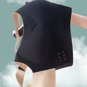 Sujetador deportivo delantero ajustable hebilla inalámbrico acolchado cómodo gimnasio Yoga ropa interior transpirable entrenamiento Fitness Top baja intensidad mujeres - Product Image 5