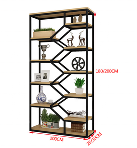 Home Office Workshop Plant Racks Artware Display Cabinet Wood Book Shelf Storage
