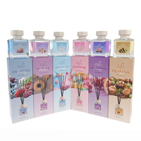 Diffuseur de parfum en verre écologique sans BPA de luxe du Zhejiang, longue durée (2 mois), parfum alcoolisé, vente en gros, livraison rapide