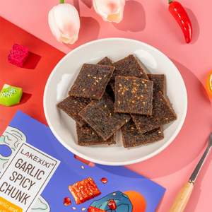 Délicatesse chinoise instantanée tendance, <span class=keywords><strong>La</strong></span> Tiao, gluten de blé frit épicé asiatique, prêt à manger, sachet de 92g, portion individuelle - Product Image 3