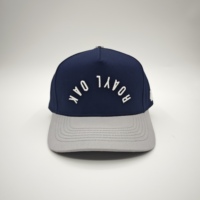 Gorras personalizadas de alta calidad con Marco, dos tonos de algodón, 5 paneles, logotipo bordado 3D, gorras de béisbol, sombrero con Marco, venta al por mayor