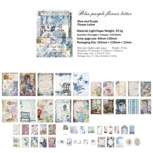 100 feuilles par paquet, série Bureau de Poste Rétro, papier artisanal en feuilles détachées, papier décoratif vintage pour bricolage - Product Image 6