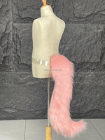 Queue de renard en fausse fourrure pelucheuse, ceinture réglable, accessoire de costume pour cosplay, fête d'anime, Halloween, jeu de rôle