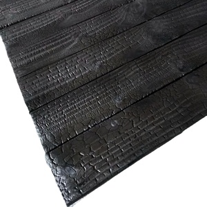 Hot Bán thiết kế hiện đại không thấm nước gỗ rắn sâu carbonized Shou sugi ban cách âm trang trí bên ngoài bức tường Bảng điều khiển ngoài trời - Product Image 2