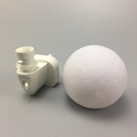 Ampoule LED OEM GL-HS8 certifiée ETL, tendance mode, à changement de couleur, en forme de lune, avec base de lampe, veilleuse LED pour la décoration de chambre