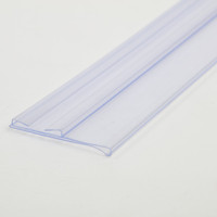 Plastique PVC plat magasin extrudé bande de données supermarché prix porte-étiquette étagère étiquette de prix porte-billet