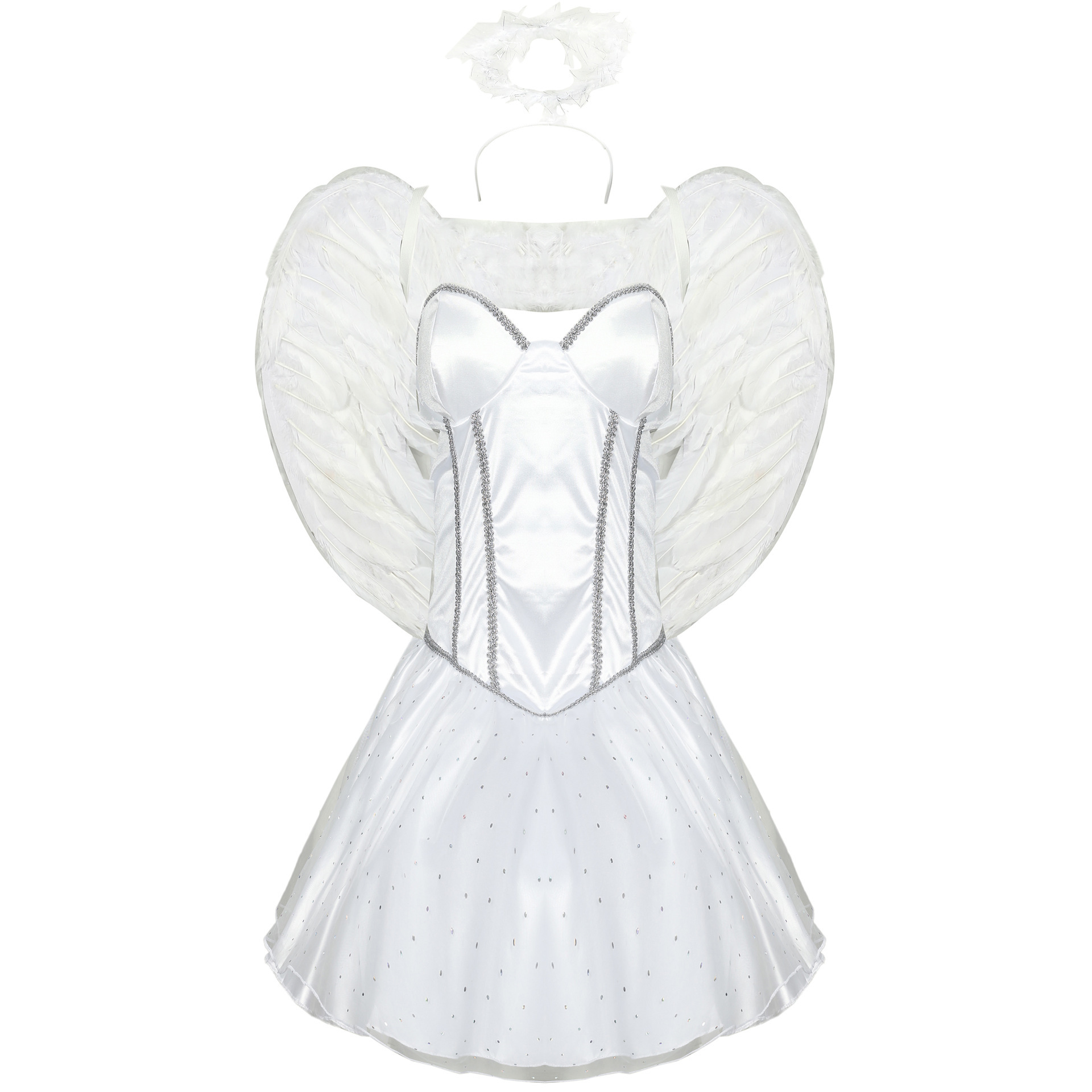 1915white-skirt wings headdress