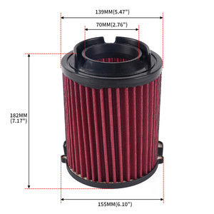 Filtro de aire Volkswagen Audi E 2014 de alto flujo y rendimiento, repuesto para Golf A3 - Product Image 2