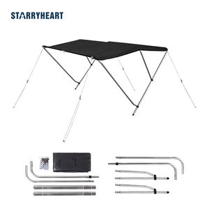 Toldo Bimini Redondo de Aluminio de 3 Arcos STARRYHEART, Toldo Simple para Barco - Product Image 1