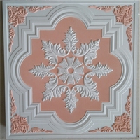 60*60 haute qualité Grg coloré plâtre carreaux de plafond conception fibre plafond de gypse