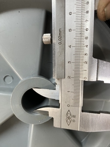 10 "Hochleistungs-Voll gummi rad Kunststoff kern Industrie rollen 10*1,75 Zoll Rollen - Product Image 3