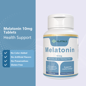 Tabletas de Melatonina de Alta Calidad OEM, Píldoras de Vitamina, Suplemento Dietético para Dormir, Melatonina Natural de 10 mg y 60 mg, Tabletas para Dormir - Product Image 4