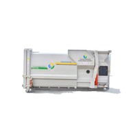 Station de compactage de déchets mobile Yu Xi de 12 m3 avec garantie d'un an et capacité de 8890 kg