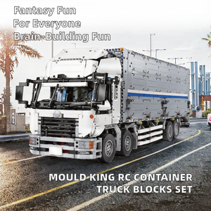 Bloques <span class=keywords><strong>de</strong></span> Construcción <span class=keywords><strong>de</strong></span> Modelo <span class=keywords><strong>de</strong></span> Camión Contenedor RC 13139, Plástico ABS, 40 Piezas, Kit <span class=keywords><strong>de</strong></span> Ladrillos <span class=keywords><strong>de</strong></span> Ingeniería Educativos para Niños - Product Image 2