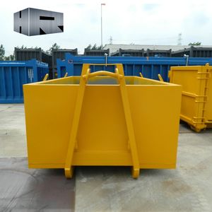 <span class=keywords><strong>Tube</strong></span> rectangulaire personnalisé crochet de recyclage des déchets conteneur élévateur nouvelle gestion des déchets solides bac empilable - Product Image 3