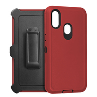 Avec clip ceinture Hard Case Heavy duty Hybrid Defender case pour Samsung Galaxy A10S A11 A12 A13 A14 A15 4G 5G ShockProof Phone Case
