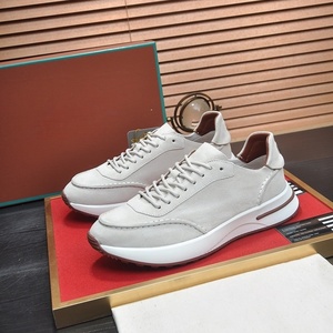 Chaussures de marche en cuir pour hommes, dernière collection, marque <span class=keywords><strong>italienne</strong></span> de créateurs, style sport, style <span class=keywords><strong>basket</strong></span>-ball tendance, dessus souple, antidérapantes - Product Image 2