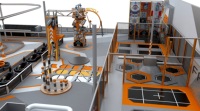 Conception clé en main de parc sportif intérieur, équipement de trampoline, piste de karting, parcours de cordes, toboggans, solutions personnalisées, emballées, OEM, ODM