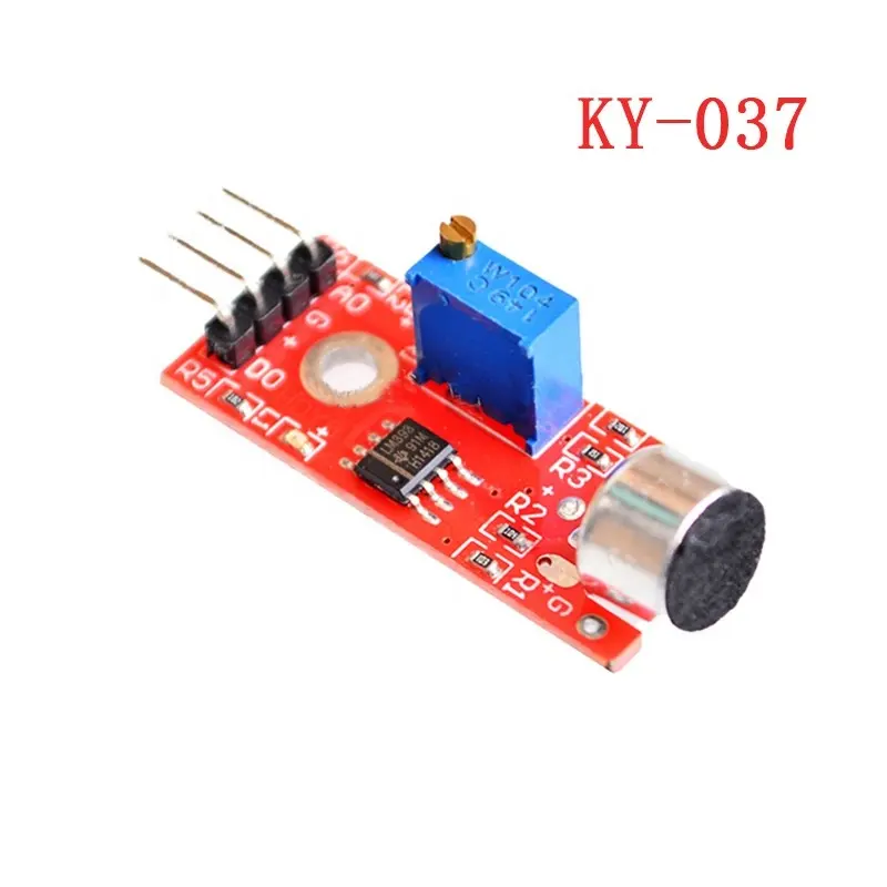 KY-037 새로운 4pin 음성 사운드 감지 센서 모듈 마이크 송신기 arduino DIY 키트 용 스마트 로봇 자동차