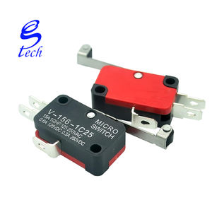 Micro-interrupteur V-156-1C25 à bon prix avec roue longue et petite course de débattement 250V 0.6A 125V/0.3A 250V - Product Image 5