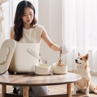 Conteneur de nourriture pour animaux de compagnie sous vide, grande capacité 10L, baril de stockage de nourriture pour animaux de compagnie à ouverture facile, baril de nourriture pour chien et chat intelligent sous vide pour la maison