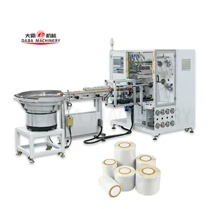 DABA film plastic aluminium foil paper roll to roll cutting rewinding machine