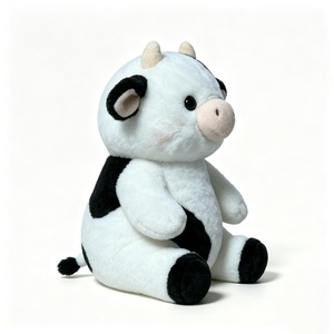 Custom <b>cow</b> plush dairy, <b>cow</b> stuffed animal, black and white <b>cow</b> plush, spotted <b>cow</b> toy - Product Image 1