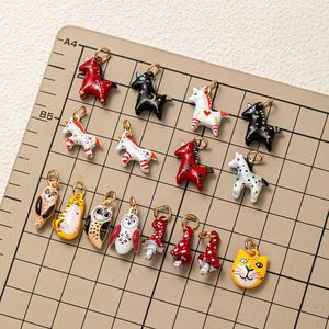 จี้ห้อยคอรูปยูนิคอร์น นกฮูก <span class=keywords><strong>เห็ด</strong></span> และแมว น่ารัก กันน้ำ <span class=keywords><strong>ทำ</strong></span>จากทองเหลืองเคลือบสี จาก YIMEIL&Fashion - Product Image 3