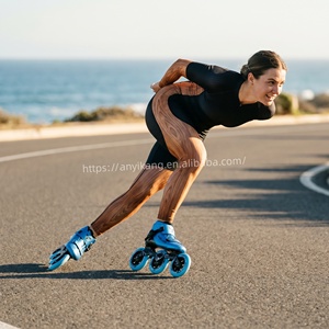 <span class=keywords><strong>Patines</strong></span> en Línea de <span class=keywords><strong>3</strong></span> Ruedas de Fibra de Carbono Profesionales de Alto Rendimiento - Product Image 4