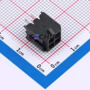 BX-MX3.0-2-2PZZ Wire-to-Board Pin Header Through hole Component (THT),P=3mm Connector 2x2P 3mm Through Hole Micro-Fit (MX 3.0) - Product Image 1