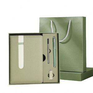 Ensemble de carnets de notes A5 en PU personnalisés avec logo d'entreprise, promotionnels, de luxe, pour le bureau, avec impression en relief, multifonctionnels - Product Image 1