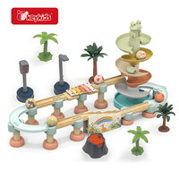 Nouvel ensemble table et chaises en bois pour enfants 2026 avec dossier motif animaux mignons (lapin, ours) – Mobilier d'activités pour tout-petits pour salle de jeux W08G410