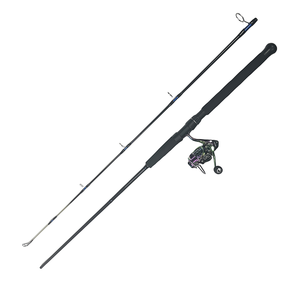 Canne à pêche de 2,1 m, super résistante, légère, pour lancer à distance, adaptée à la pêche au lancer, 2 sections - Product Image 1