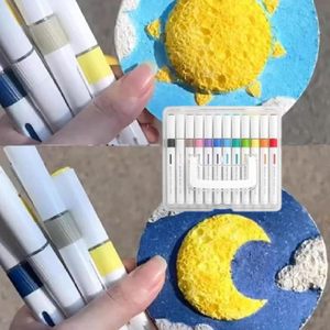 Ma Thuật Puffy Sơn Kit 3D Bọt Kết Cấu Vẽ Vải Tự Làm Bong Bóng Bút Nghệ Thuật Thủ Công Nguồn Cung Cấp Cho Trẻ Em Bóp Đồ Chơi - Product Image 2