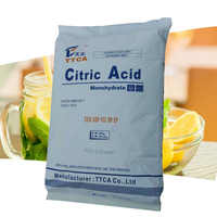 Additifs alimentaires Acide citrique monohydraté CAS 5949-29-1 Acide citrique monohydraté de qualité alimentaire en poudre