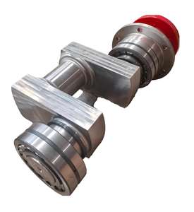 Albero a Gomito Lungo in Acciaio Inossidabile 40CrNiMoA, Lega ad Alta Temperatura Trattata Termicamente per Servizi di Forgiatura Eccentrica Pesante - Product Image 3