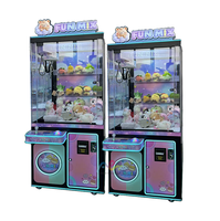 Machine de jeu de pêche à la griffe en gros, distributeur de prix, boutique de poupées, machine de jeu à pièces