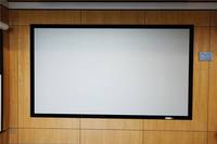 Écran de projection TOPMEIJIA 150 pouces à cadre fixe blanc 16:9, idéal pour le home cinéma et le montage mural à longue portée - Meilleures ventes