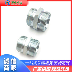 Raccord hydraulique droit de type H Yongjie 1C avec embout conique métrique et filetage externe - Product Image 2