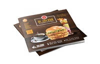 Personnalisation d'impressions de menus/brochures/catalogues/recettes de restaurant à bas prix avec options de papier fantaisie et d'impression offset sur carton