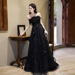 ชุดราตรีหรูหราไร้สายระดับไฮเอนด์สำหรับเจ้าหญิงประจำปีการประชุมโฮสต์ศิลปะการสอบครบรอบการฉลอ<span class=keywords><strong>ง</strong></span>วันเกิด - Product Image 4