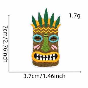 Patchs thermocollants brodés pour vêtements, thème Hawaï, bikini, plage ensoleillée, vacances d'été à la plage - Product Image 5