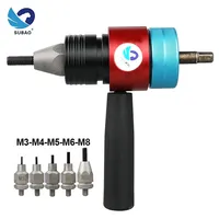 SUBAO LT8 Type d'embrayage Pistolet à tirage automatique avec arrêt de charge Pistolet à riveter électrique Tête de pistolet à riveter Pistolet à riveter Machine à riveter avec écrou